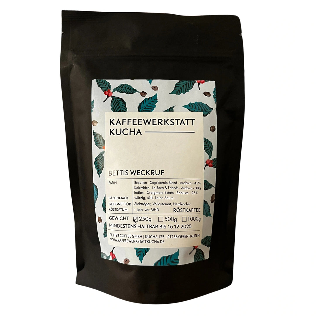 Bettis Weckruf 250g, Kaffeewerkstatt Kucha