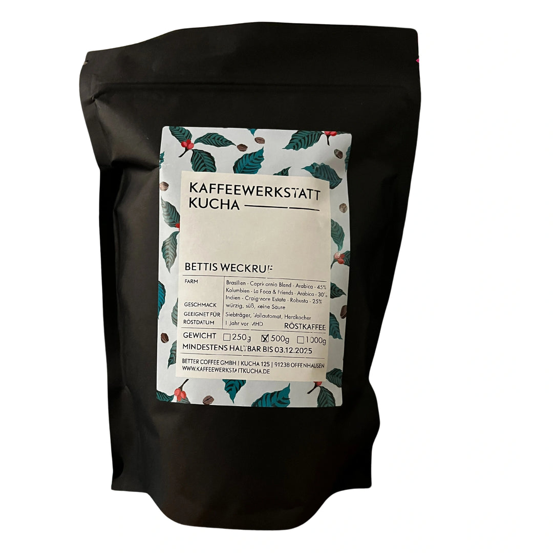 Bettis Weckruf 500g, Kaffeewerkstatt Kucha