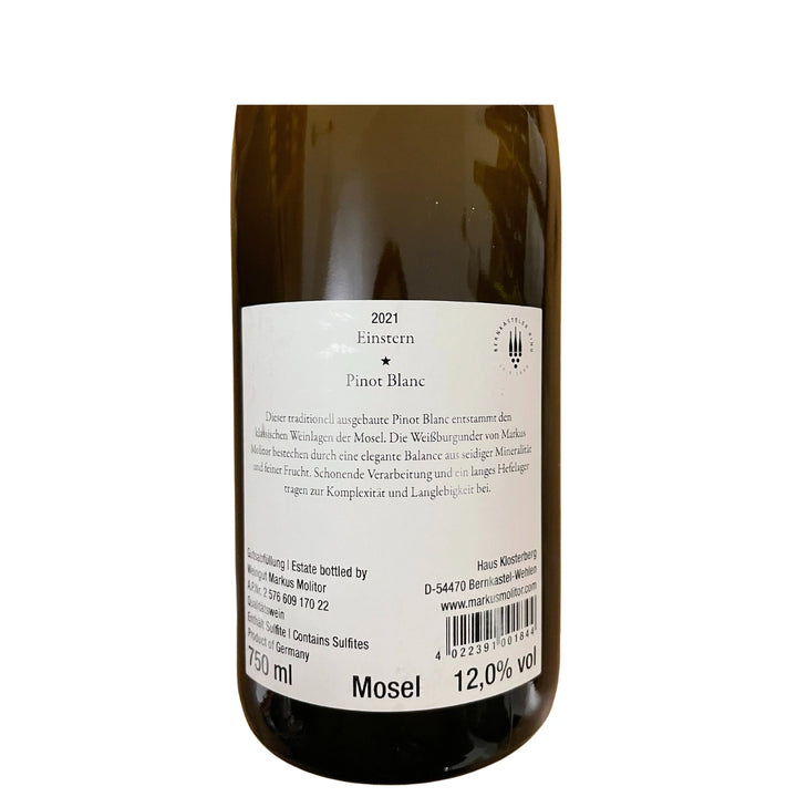2022 Pinot blanc Einstern, gelbe Kapsel, Markus Molitor*