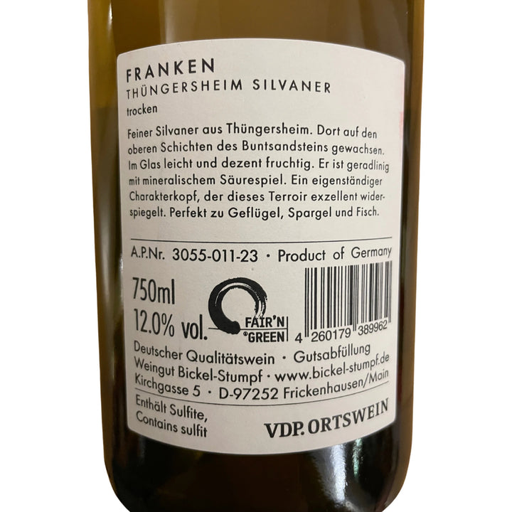 2021 Silvaner Buntsandstein, Weingut Bickel-Stumpf