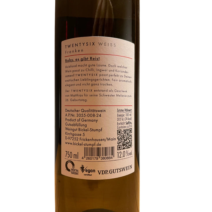 2023 TWENTYSIX Weiß, Weingut Bickel-Stumpf
