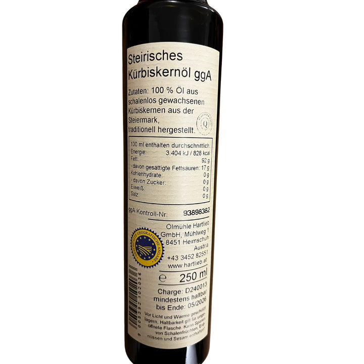 Kürbiskernöl, Ölmühle Hartlieb 0.25L