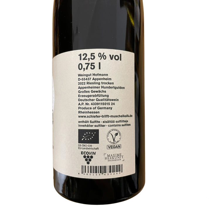 2022 Riesling Hundertgulden, Weingut Hofmann