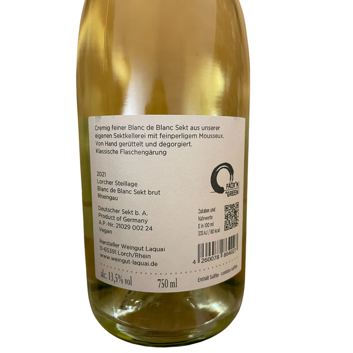 2021 Blanc de Blanc brut, Weingut Laquai