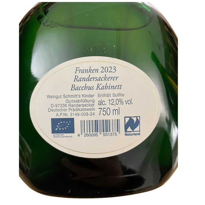 2023 Bacchus Kabinett Randersacker, Weingut Schmitt's Kinder