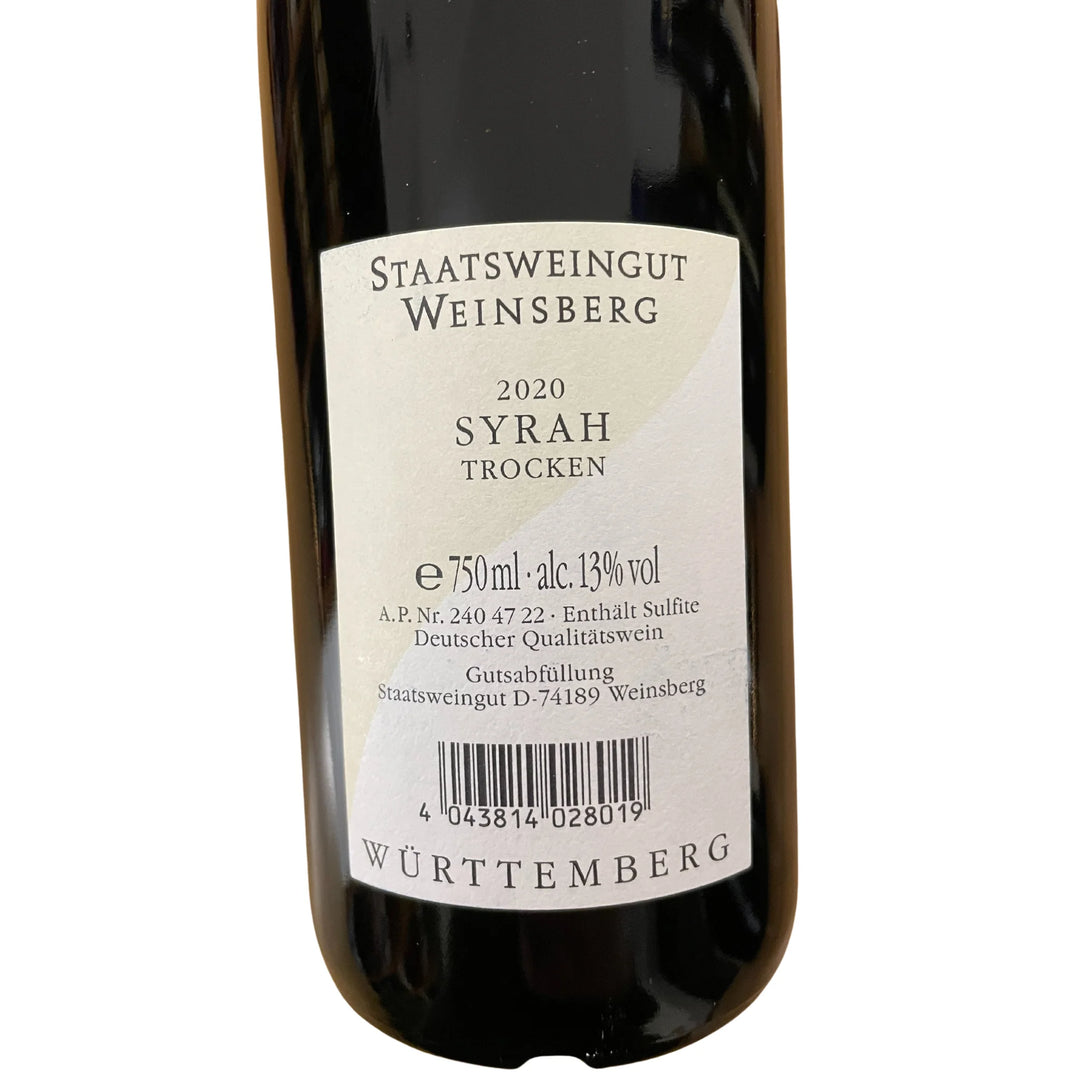 2020 Syrah "Hades" Staatsweingut Weinsberg