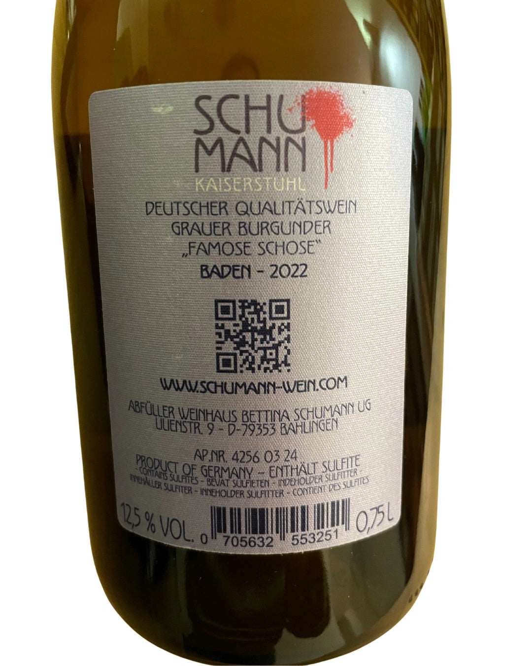 2022 Grauburgunder „Famose Schose“, Bettina Schumann