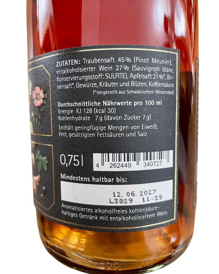 ViSecco Pinot Meunier, Manufaktur Jörg Geiger
