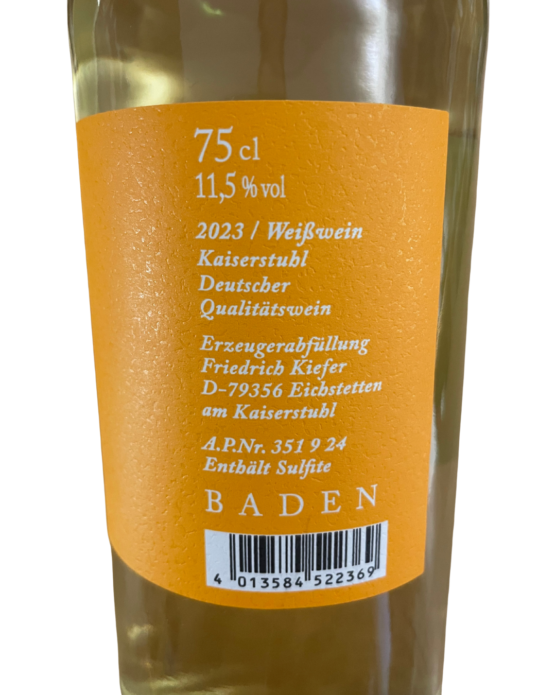 2023 Weißwein Den Tag versüßen, Weingut Kiefer