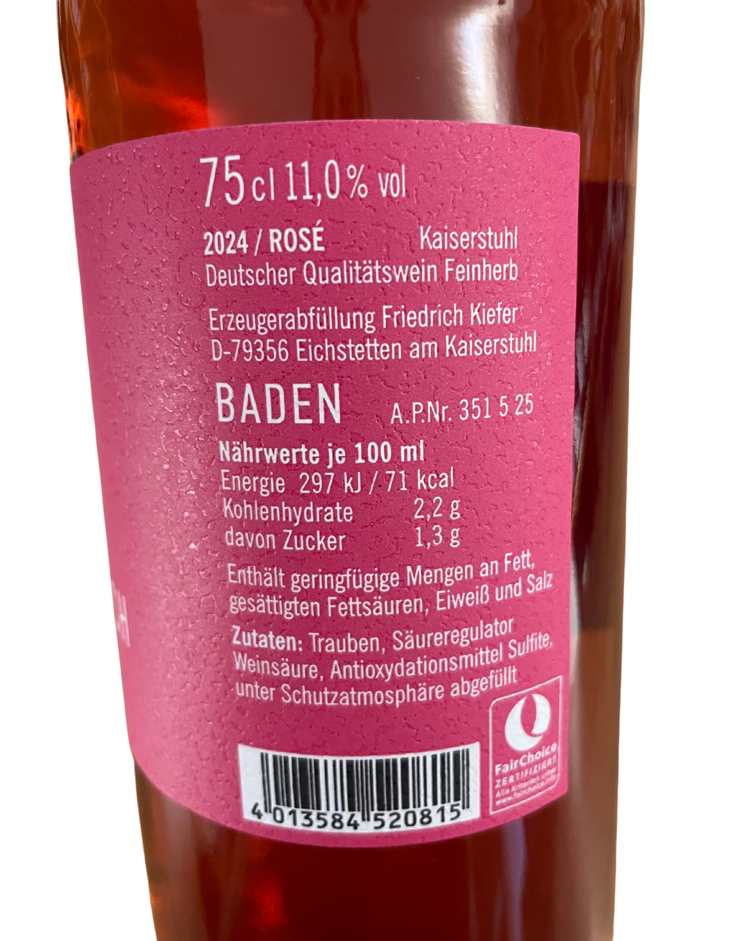 2023 Roséwein Schmetterlinge im Bauch, Weingut Kiefer