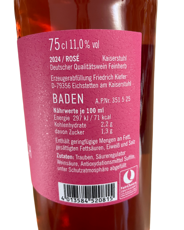 2023 Roséwein Schmetterlinge im Bauch, Weingut Kiefer