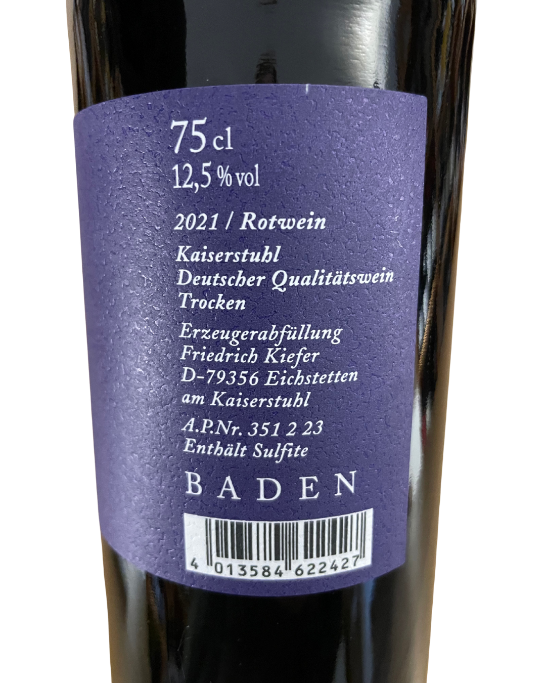 2023 Rotwein Über Grenzen gehen, Weingut Kiefer