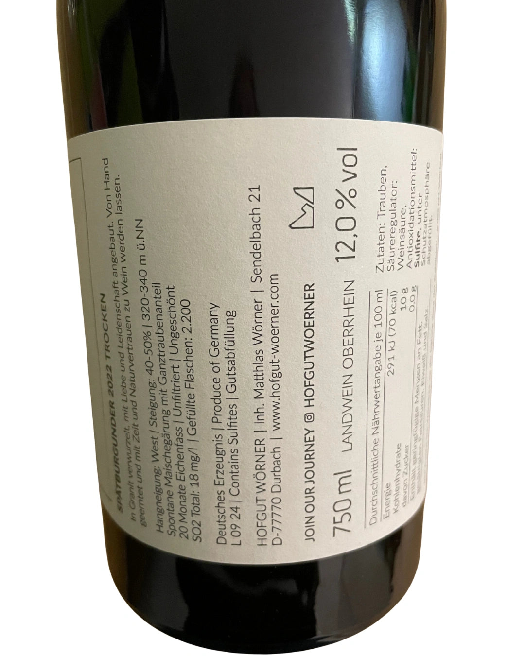 2022 Spätburgunder, Matthias Wörner