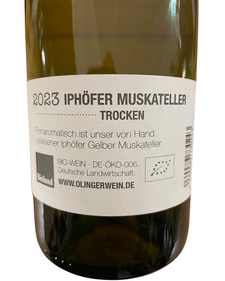 2023 Iphöfer Muskateller, Olinger