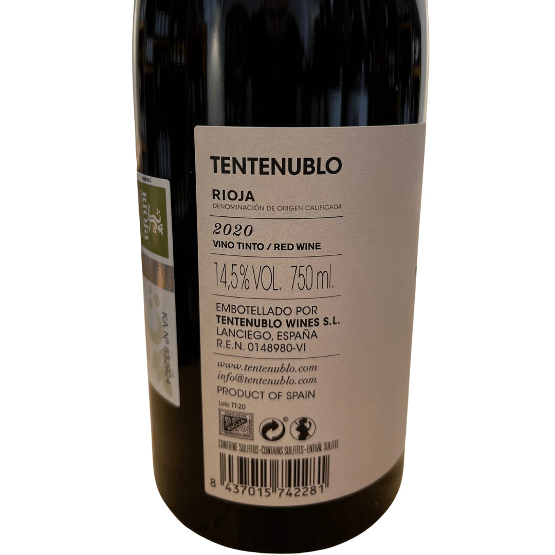 2020 V.L.A.V. Vino Tinto, Tentenublo (Bio)