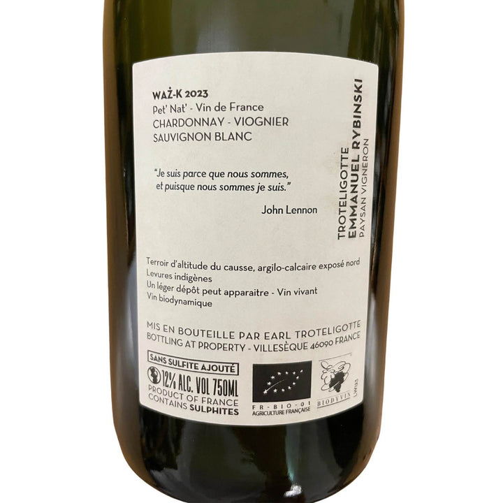 2023 Waz-K, Clos Troteligotte (Bio)
